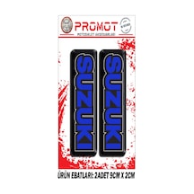 Suzuki Ön Maşa 3d Kabartmalı 2'li Damla Sticker 001