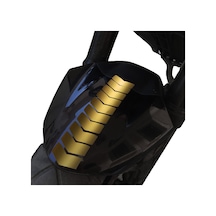 Ok Tasarımlı Yaldızlı Gold Çamurluk Kask Sticker Çınar Extreme