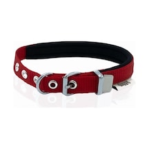 Doggie Konfor Dokuma Köpek Boyun Tasması Kırmızı 5 x 55 CM 65 CM Kırmızı