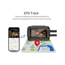 Çift Ön Arka Motosiklet Kamerası Full Hd 1080p, 150 Geniş Açı Lens, 3.0 Ips Ekran, Wifi Destekli Dvr Kayıt, G-sensör, Uzaktan Kumanda, 128gb Tf Kart Destekli, Dc 5 24v Güç Girişi V9