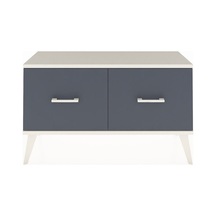 Arges Şifonyer 2 Çekmeceli 88x30x48 Çam-aytaşı/antrasit Aytaşı/antrasit