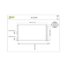 Fiat Idea Klima Radyatoru 1.3 Multijet 2005-2008 Valeo 812744