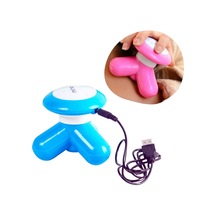 3 Başlıklı Titreşimli Usb Şarjlı Mini El Masaj Aleti 5680