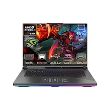 Asus Rog Strix G16 G614PH-RV036-K23 R9-8940HX 48 GB 1 TB + 1 TB SSD 8 GB RTX 5050 16" Free Dos Wuxga Dizüstü Bilgisayar