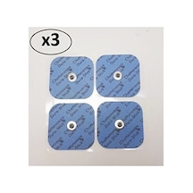 Durastick Çıtçıtlı Tens Elektrot Pedi 5 X 5 Cm 4'lü 3 Paket