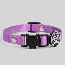 Charmlı Kedi Boyun Tasması Safety Click Mor