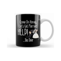 Come On Honey, Let's Get Married Help Funny Kupa Bardak Porselen Karışık
