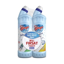 Bingo Oksijen Derinlemesine Hijyen Çamaşır Suyu 750 ML + Ferahlatan Hijyen Çamaşır Suyu 750 ML