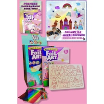 Foılart Peel & Press Yapışkanlı Renkli Basklı Folyo Sanatı 1 Li Masal Temalı Set