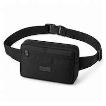 Microcase 3 Bölmeli Ayarlanabilir Askılı Unisex Bel Ve Omuz Çantası Siyah Al5681