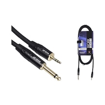 Sms-1m 1m 2 6.3mm Mono-3.5mm Stereo Kablo