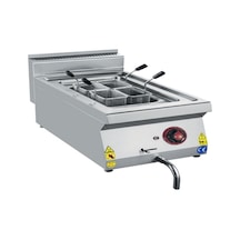Karacasan Endüstriyel 40 Cm 700 Seri Set Üstü 4 Sepetli Elektrikli Makarna Haşlama Makinesi