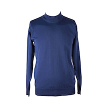 Trender Yarım Balıkçı Erkek İndigo Erkek Kazak Ysn02 Indigo