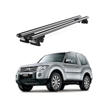 Venüs Mitsubishi Pajero 3d 2006-2011 Uyumlu Gri Ara Atkı Port Bagaj Tavan Barı