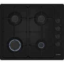 Bosch PBP6C6K80O 60 CM Gazlı Ocak Siyah