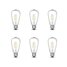 CATA 8W EDİSON LED AMPUL 6'LI (ST-64) (BEYAZ) CT-4353B