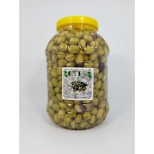 Etik Yerli Ürünler Mudanya Cinsi Yeşil Dilme Tatlanmış Zeytin 5 KG