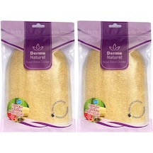 Derma Naturel Loofah Kabak Havlu Banyo Eldiveni 2 Li Set