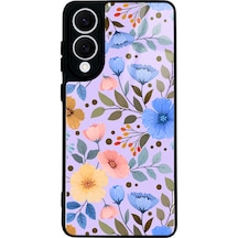 Samsung Uyumlu S25 Edge Çiçek Bahçesi Tasarımlı Glossy Telefon Kılıfı Çok Renkli