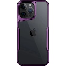 Newface Apple İphone 16 Pro Max Kılıf Boyi Silikon Kapak - Derin Mor
