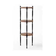 Puzzle Salon&oturma Odası Üçgen Raf - Atlantik Çam&siyah Puzzle Salon&oturma Odası Üçgen Raf - Atlantik Çam&siyah