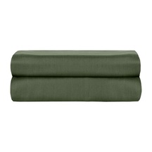 Linestyle Tek Kişilik %100 Pamuk Saten Lastikli Çarşaf 100x200+35 Cm Haki