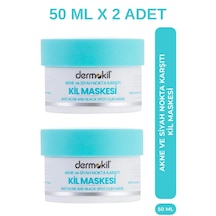 Dermokil Akne Ve Siyah Nokta Karşıtı Kil Maskesi 50 Ml X 2adet