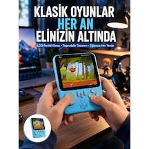 3.5 İnç Mini Atari Taşınabilir Oyun Konsolu 666 Adet Retro Oyun Y