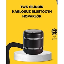 Hubrendy Tekno Mini Alüminyum Bluetooth Hoparlör Yüksek Bas Performansı