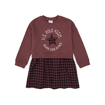 U.s. Polo Assn. Kız Çocuk Gül Kurusu Elbise Örme 50318089-vr026 Gul Kurusu