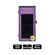 Ocean 0.07d Dramatik Kıvrım 10 Mm Soft Eyelash Doğal İpek Kirpik 16'lı