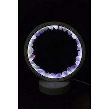 Ametist Taşlı Gece Lambası Usb Soketli 29a