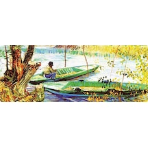 400x900x2mm Kilitli Am002 Büyük Yağlıboya Masası Kauçuk Mouse Pad Balıkçı