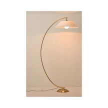 Modern Mat Gold Altın Kaplama Ve Metal Lambader Köşe Lambası Diğer