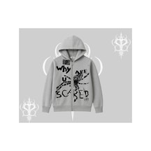 Tarzsokak Beyaz Hırka Sweatshirt Why Are U Scared Gri