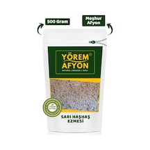 Meşhur Afyonkarahisar Coğrafi Tescilli Ezilerek Kavrulmuş Sarı Haşhaş Ezmesi Kahvaltılık 500gr.