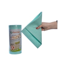 Ponitex Süper Emici Perforeli Pratik Hassas Temizlik Bezi Yeşil 50 Yaprak 25 x 30 CM