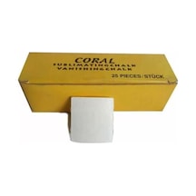 Coral Buhar İle Uçan Beyaz Çizgi Taşı 25 Li Paket
