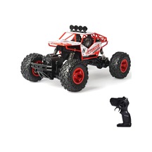 / 1:16 Ölçek 4x4 Uzaktan Kumandalı Rock Crawler Off Road Aracı 4 Çeker Şarjlı 20 Dk Kullanım Kırmızı Ve Mavi Oyuncak Off Road Araba Kırmızı
