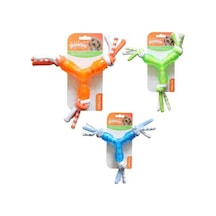 Pawise Toss Tugger 24 CM Çekiştirme Peluş İpli Pervane Köpek Oyuncağı Çok Renkli