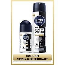 Men Erkek Sprey Deodorant Black&white Epic Night 150ml Ve Roll-on 50ml, 72 Saat Terleme Karşıtı