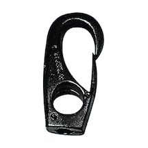 Snap Hook W/Eye 10X42Mm. F/ 4Mm Cord. Polyam. Black