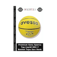 Premium Genç Sporcu Top Çeşidi Brc-7 Basket Topu Sarı Renk