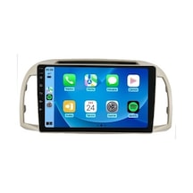 Aln Nissan Micra 2002-2010 8gb Ram 128gb Hafıza 8 Çekirdek Carplay Android Multimedya 9"