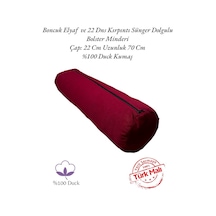 Bolster Minderi - Silindir Yoga Minderi Bordo 2024-3