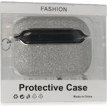 Newface Apple Airpods Pro 1.nesil Spell Simli Kılıf - Gümüş