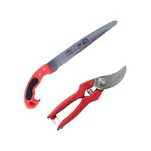 Bağ Budama Makası Ve Dal Testeresi, 30 Cm Uzunluk İle 2'li Set