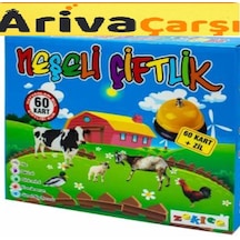 Neşeli Çiftlik Zeka Oyunu 60 Kart + Zil