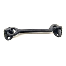 Antika Tarz Dekoratif Pirinç Maymuncuk Çengeli - 13cm, Oksit Çok Renkli
