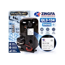 Zingfa Ql3-134 R404a 380v Trifaze Sanayi Tipi Soğutma Kompresörü Siyah